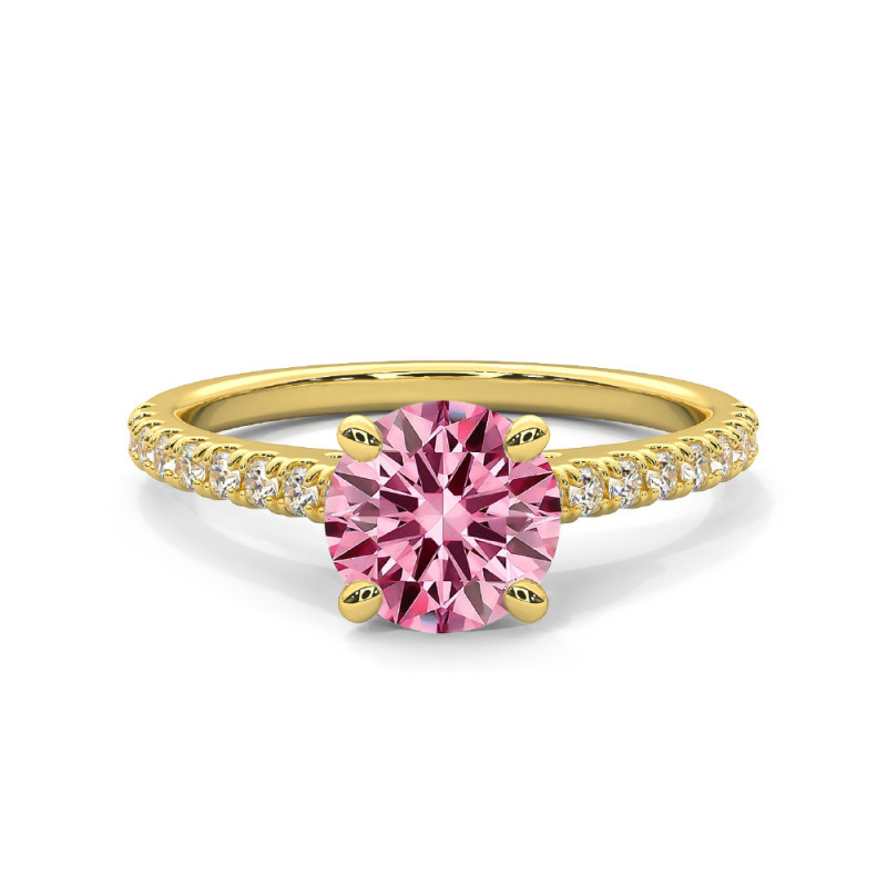 Bague Vendôme Diamants Rose Rond