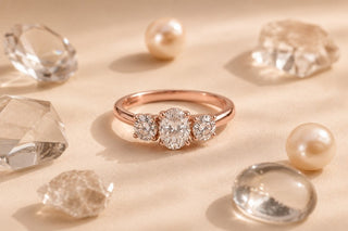 Bague trilogie en diamant de synthèse : signification et guide d'achat