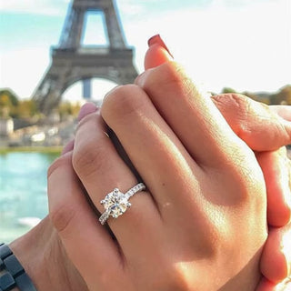 Demande en mariage réussie : idées et bague en diamant de synthèse