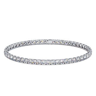 BRACELET RIVIERE DE DIAMANTS ASSCHER