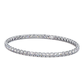 BRACELET RIVIERE DE DIAMANTS ASSCHER