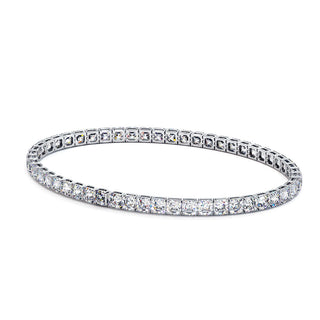 BRACELET RIVIERE DE DIAMANTS ASSCHER
