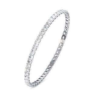 BRACELET RIVIERE DE DIAMANTS ASSCHER