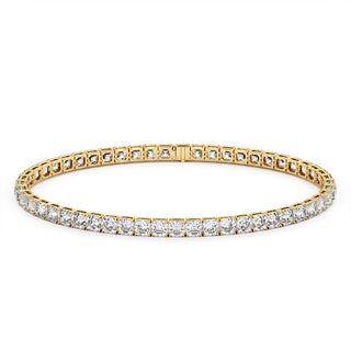 BRACELET RIVIERE DE DIAMANTS ASSCHER