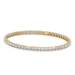 BRACELET RIVIERE DE DIAMANTS ASSCHER