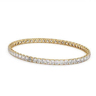BRACELET RIVIERE DE DIAMANTS ASSCHER