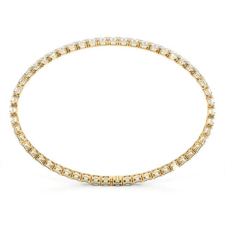 BRACELET RIVIERE DE DIAMANTS ASSCHER