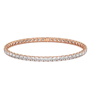 BRACELET RIVIERE DE DIAMANTS ASSCHER