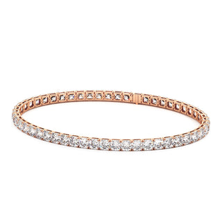 BRACELET RIVIERE DE DIAMANTS ASSCHER