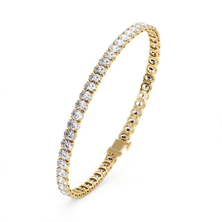 BRACELET RIVIERE DE DIAMANTS OVALES