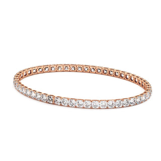BRACELET RIVIERE DE DIAMANTS ASSCHER