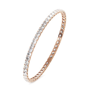 BRACELET RIVIERE DE DIAMANTS ASSCHER