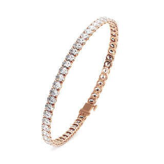 BRACELET RIVIERE DE DIAMANTS OVALES