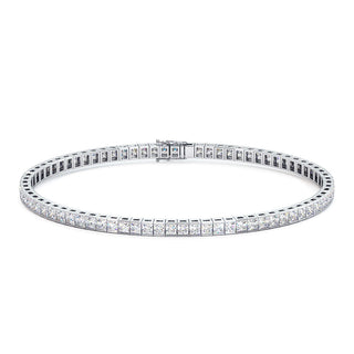 BRACELET RIVIERE DE DIAMANTS PRINCESSES