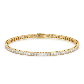 BRACELET RIVIERE DE DIAMANTS PRINCESSES
