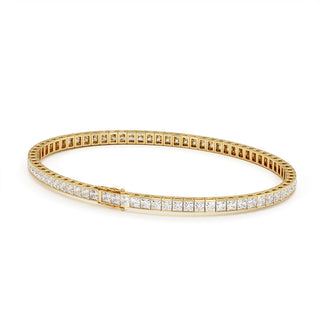 BRACELET RIVIERE DE DIAMANTS PRINCESSES