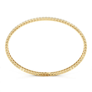 BRACELET RIVIERE DE DIAMANTS PRINCESSES