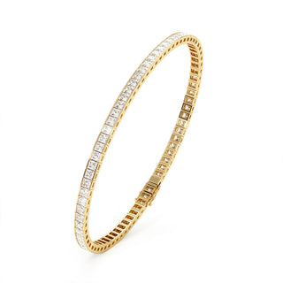 BRACELET RIVIERE DE DIAMANTS PRINCESSES