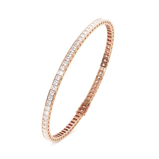 BRACELET RIVIERE DE DIAMANTS PRINCESSES