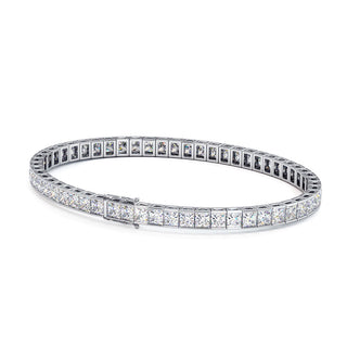 BRACELET RIVIERE DE DIAMANTS PRINCESSES