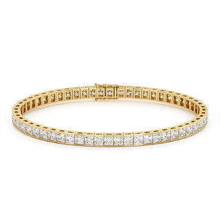 BRACELET RIVIERE DE DIAMANTS PRINCESSES