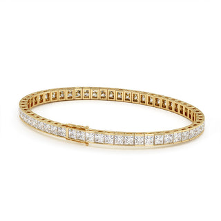 BRACELET RIVIERE DE DIAMANTS PRINCESSES