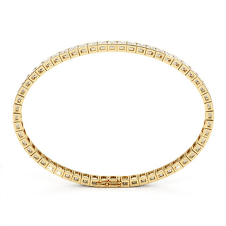 BRACELET RIVIERE DE DIAMANTS PRINCESSES