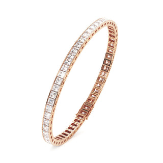 BRACELET RIVIERE DE DIAMANTS PRINCESSES