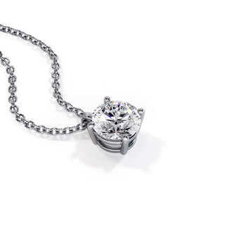 Pendentif Palais Royal, diamants de laboratoire, or blanc 18 carats ou platine 950 — Maison Laveran Paris