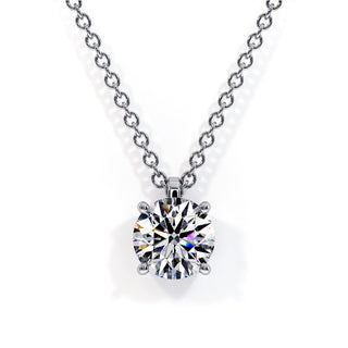 Pendentif Palais Royal, diamants de laboratoire, or blanc 18 carats ou platine 950 — Maison Laveran Paris