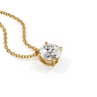 Pendentif Palais Royal, diamants de laboratoire, or jaune 18 carats — Maison Laveran Paris