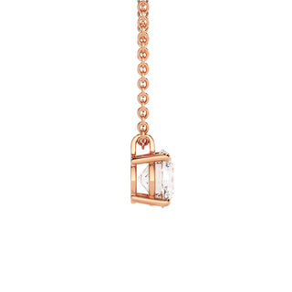 Pendentif Palais Royal, diamants de laboratoire, or rose 18 carats — Maison Laveran Paris