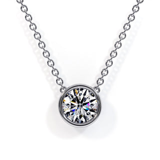 Pendentif Port Royal, diamants de laboratoire, or blanc 18 carats ou platine 950 — Maison Laveran Paris
