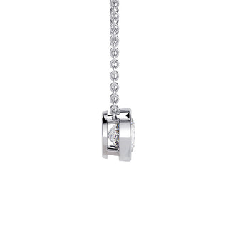 Pendentif Port Royal, diamants de laboratoire, or blanc 18 carats ou platine 950 — Maison Laveran Paris