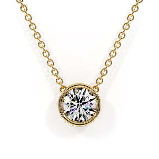 Pendentif Port Royal, diamants de laboratoire, or jaune 18 carats — Maison Laveran Paris