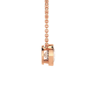 Pendentif Port Royal, diamants de laboratoire, or rose 18 carats — Maison Laveran Paris