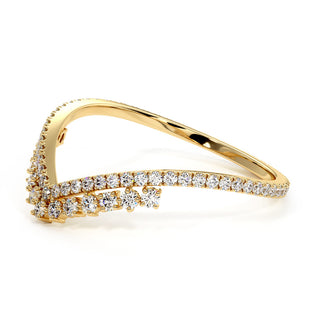 Alliance Trocadéro Haute Joaillerie, diamants de laboratoire, or jaune 18 carats — Maison Laveran Paris