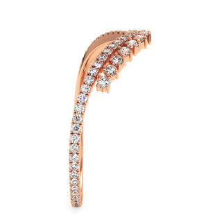 Alliance Trocadéro Haute Joaillerie, diamants de laboratoire, or rose 18 carats — Maison Laveran Paris