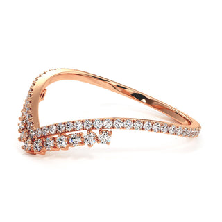 Alliance Trocadéro Haute Joaillerie, diamants de laboratoire, or rose 18 carats — Maison Laveran Paris