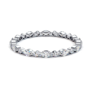 Alliance Solférino, diamants de laboratoire, or blanc 18 carats ou platine 950 — Maison Laveran Paris