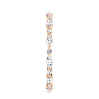 Alliance Solférino, diamants de laboratoire, or rose 18 carats — Maison Laveran Paris