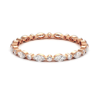 Alliance Solférino, diamants de laboratoire, or rose 18 carats — Maison Laveran Paris