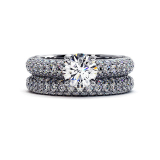 Alliance Victor Hugo, diamants de laboratoire, or blanc 18 carats ou platine 950 — Maison Laveran Paris