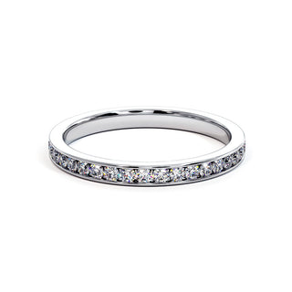 Alliance Concorde Diamants Ronds, diamants de laboratoire, or blanc 18 carats ou platine 950 — Maison Laveran Paris