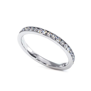 Alliance Concorde Diamants Ronds, diamants de laboratoire, or blanc 18 carats ou platine 950 — Maison Laveran Paris