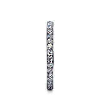 Alliance Concorde Diamants Ronds, diamants de laboratoire, or blanc 18 carats ou platine 950 — Maison Laveran Paris