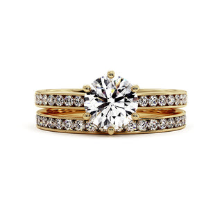 Alliance Concorde Diamants Ronds, diamants de laboratoire, or jaune 18 carats — Maison Laveran Paris