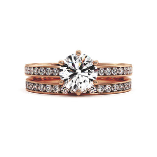 Alliance Concorde Diamants Ronds, diamants de laboratoire, or rose 18 carats — Maison Laveran Paris
