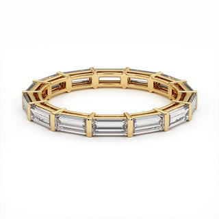 Alliance Concorde Diamants Baguettes, diamants de laboratoire, or jaune 18 carats — Maison Laveran Paris