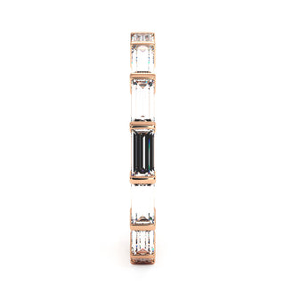 Alliance Concorde Diamants Baguettes, diamants de laboratoire, or rose 18 carats — Maison Laveran Paris